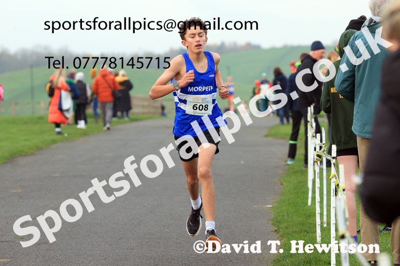 Boys and Girls Under-15s 2025 Heaton Memorial 10k Road Race, Newcastle Town Moor, Sunday, November 9th. Photo: David T. Hewitson/Sports for All Pics
